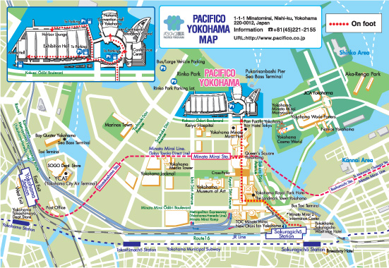 PACIFICO YOKOHAMA Access map